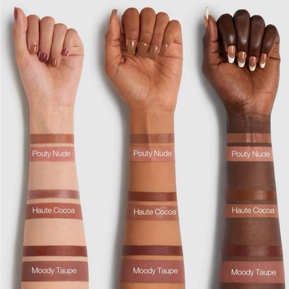 SHEGLAM Soft 90's Glam Lip Liner And Lip Duo Set-Haute Cocoa Lip Set 3-In-1 Lip - Picture 7 of 9